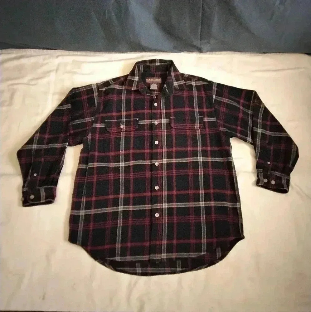 Moose Creek Flannel Shirt Lg
